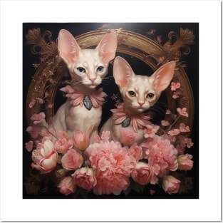 Cute Sphynx Kittens Posters and Art